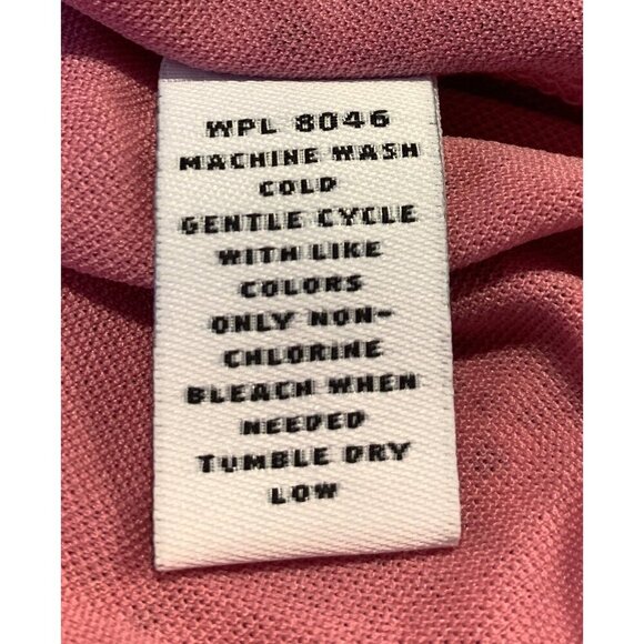 Style & Co Women Top Blouse Size Large L Sleeveless Pink Black V-Neck NWT New - Picture 7 of 8